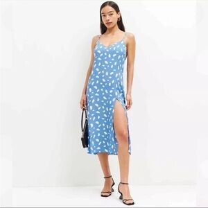 NWT Reformation Crimini Dress in Wave Blue